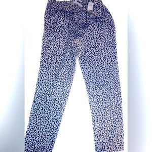 Girl’s Leopard Print Joggers